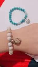 Pulsera de piedra Natural para Yoga, brazalete luminoso que brilla en la oscuridad, cuentas de loto, para hombres y mujeres, para rezar, budismo
