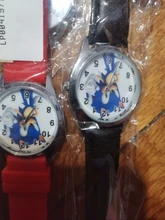 Relojes de estilo erizo con dibujos animados para niños y mujeres, pulsera de cuero de cuarzo con correa de silicona, JC118