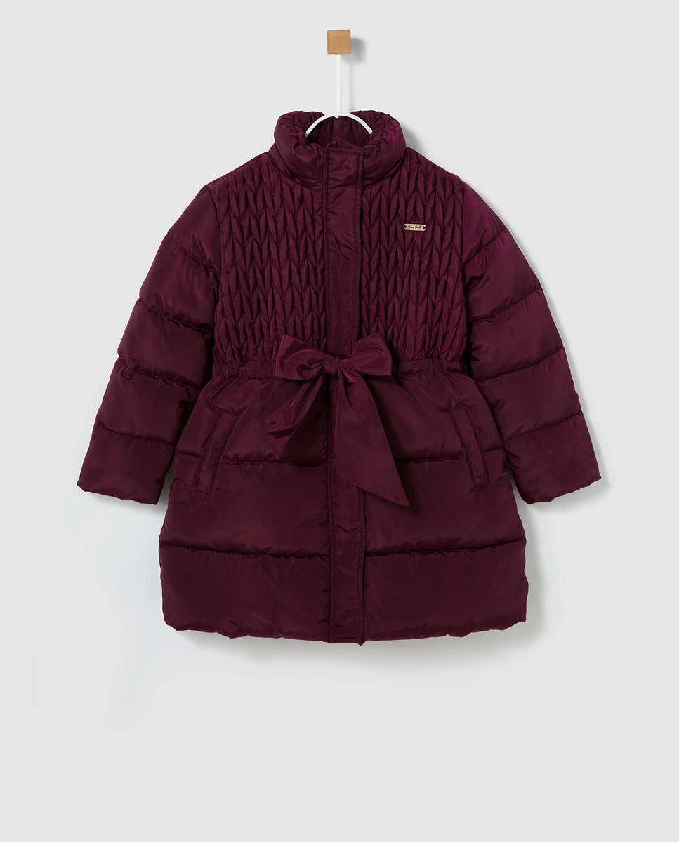 Parka de niña Freestyle granate con capucha|Abrigos de plumón| -