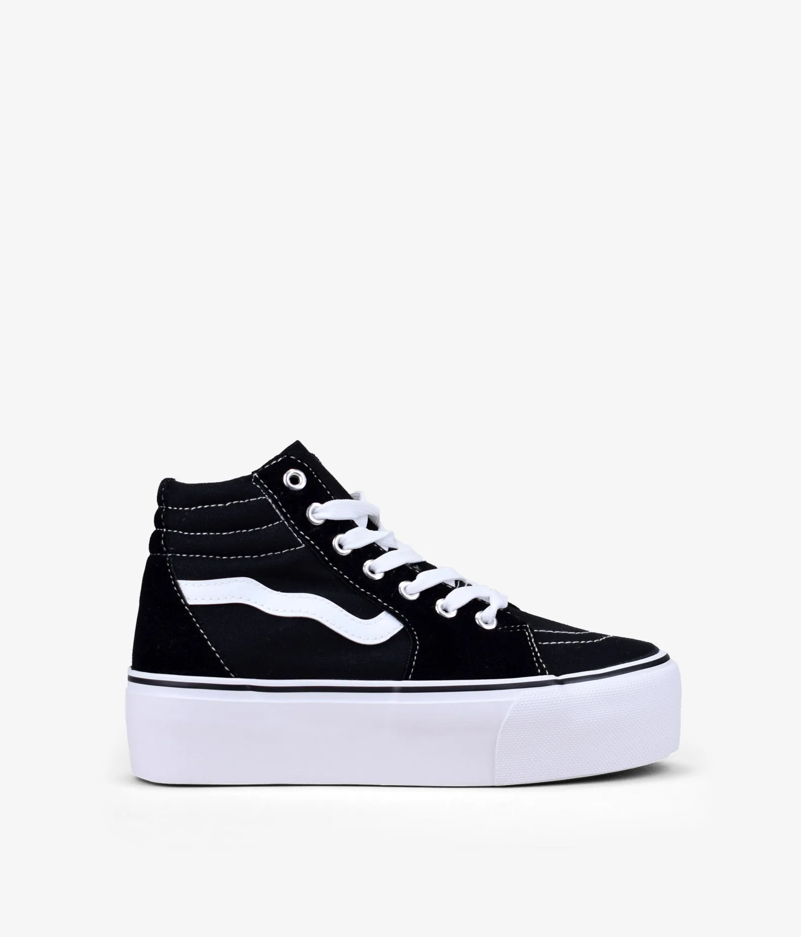 BOSANOVA black buttoned sneakers