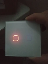 EsooLi-Interruptor táctil de cristal para la pared, inalámbrico, con control de voz, material retardante de fuego, compatible con app Tuya y Smart Life, apto para la Unión Europea y Reino Unido