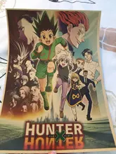 Poster Kraft-Paper Wall-Art Home-Room-Decor Classic Prints Japanese Anime Hunter-X-Hunter