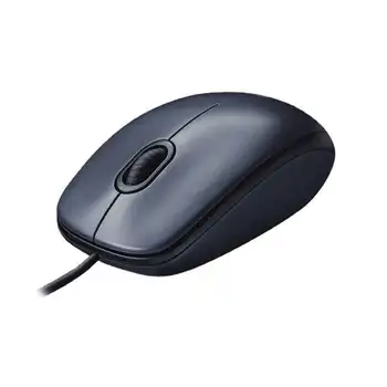 

Mouse logitech m100 gray-optical-3 buttons-usb-cord 1.8m