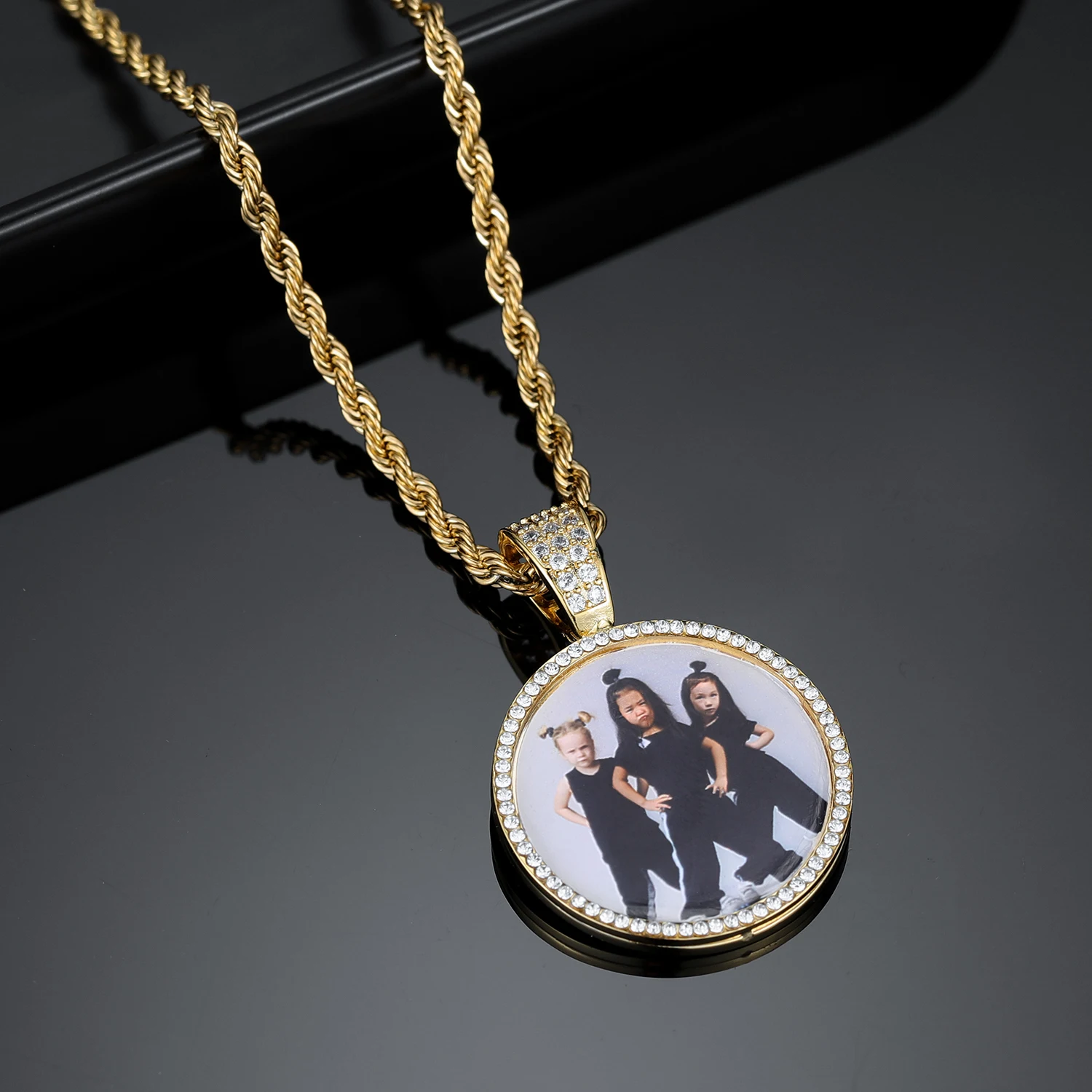 Always In My Heart Personalized Memorial Necklace