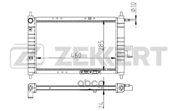 

Radiator OHL. DV. Daewoo Matiz (M100) 98-zekkert art. mk-1181