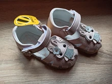 Clibee-Sandalias de gelatina para niñas pequeñas, zapatos ortopédicos clásicos de moda para niños y niñas, zapatos de cuero con luz LED