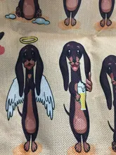 Kitchen Apron Bulldog Dog-Printed Dachshund Cooking Bib Cleaning-Tool Cotton Pug 