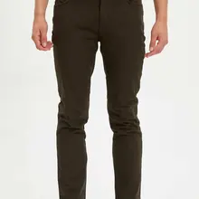 Дефакто мужские модные прямые брюки мужские однотонные повседневные высококачественные длинные брюки для отдыха для мужчин осенние новые-L3263AZ19AU