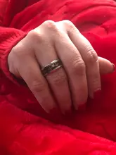 Anillo luminoso de acero inoxidable para hombre y mujer, joyería que brilla en la oscuridad