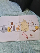 Floor-Mats Kitchen-Carpets Bathroom Welcome Anti-Slip Animal Cat Kawaii Living-Room Cat-Printed