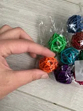 Rattan-Ball-Toys Cage-Accessories Playing-Toys Bird Parrot Pet-Supplies Funny 10pcs/20pcs