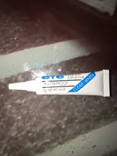 Pegamento profesional para pestañas, herramientas cosméticas para pestañas postizas impermeables adhesivo de maquillaje, Blanco claro/negro