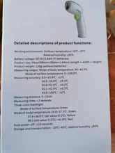 BOXYM-termómetro infrarrojo Digital portátil, láser sin contacto, temperatura corporal, para bebés y adultos