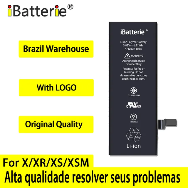 10pcs/lot iBatterie AAA Quality Battery For Apple iPhone 6S 6 7 8 Plus SE 6Plus 7Plus Replacement Bateria For iPhone 6S 7G 3