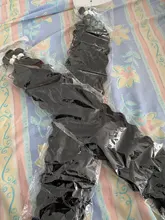 Meepo-mechones de cabello sintético Afro rizado, extensiones de cabello de 32 pulgadas con rizos súper largos, pelo de color marrón, Rubio, degradado