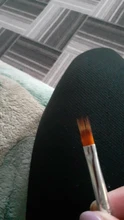Pincel dentado para uñas, pluma de mezcla gradiente a cuadros, encaje de bolígrafo, mango de madera, nailon, suave, profesional, herramientas de manicura, 1 Uds.
