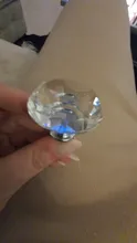 Wardrobe Handles Hardware Drawer Pull Cupboard Glass-Knobs Cabinet-Door Crystal Diamond-Shape