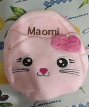 Mochila de dinosaurio para niños pequeños, mochilas de colegio de felpa con animales, bolsa para preescolar