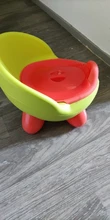 Orinal portátil para bebé, asiento de inodoro, tazón, olla bonita, sartén de entrenamiento de plástico para niño y niña, inodoro con respaldo cómodo