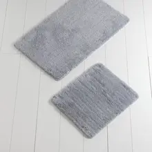 Коврики для ванной нескользящие Противоскользящие коврики противоскользящие 3 цвета серый Of2'L набор 60X100 см-50X60 см