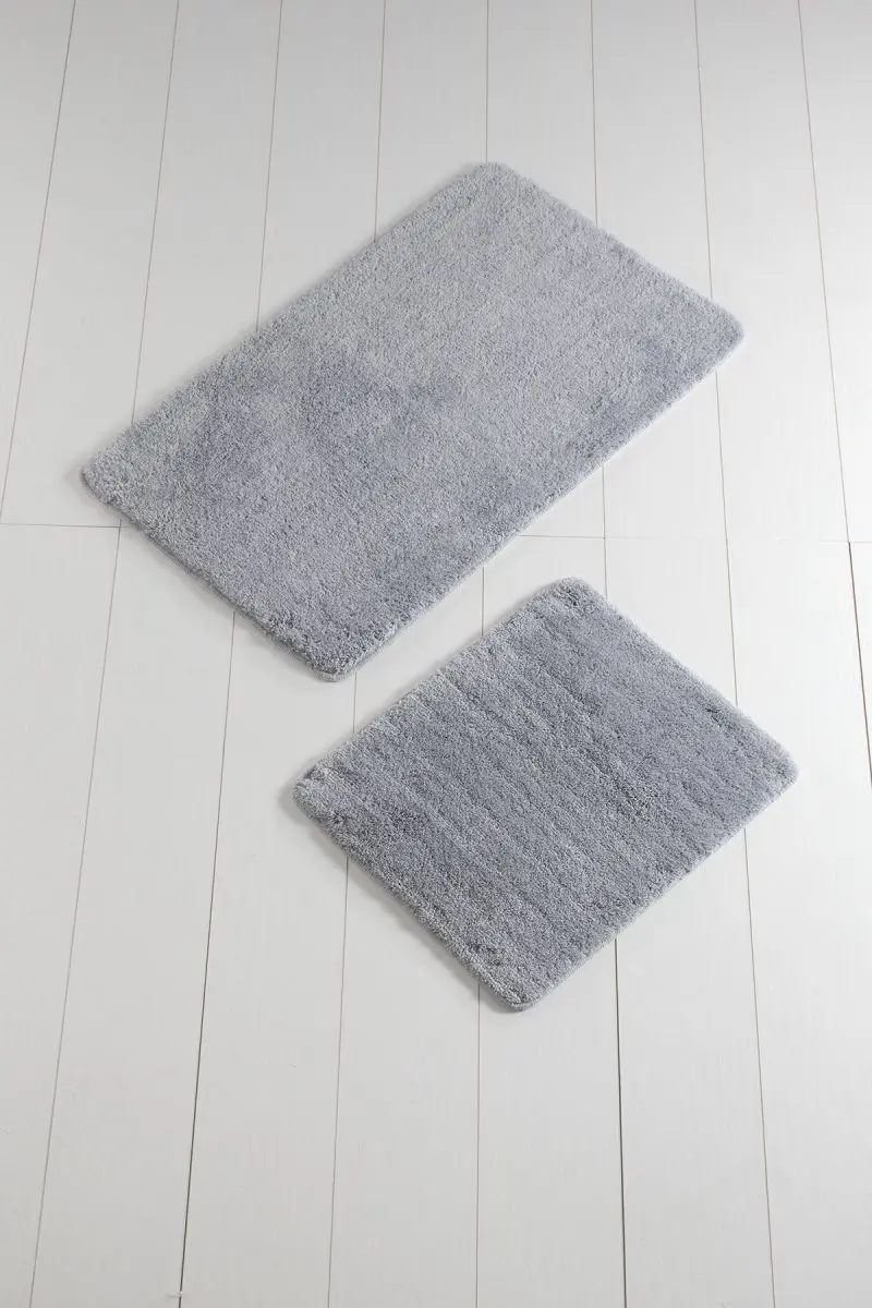 

Bath Mats Non Slip Anti Mould Mats Non Slip Anti Mould 3colors Gray Of2'L Set 60X100 Cm- 50X60 Cm