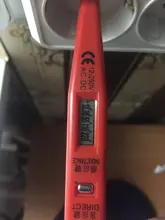 Medidor de voltaje con indicador eléctrico, voltímetro Digital con bolígrafo, enchufe de pared de 12V-250V, CA/salida de corriente CC, Detector de Sensor, pluma probadora