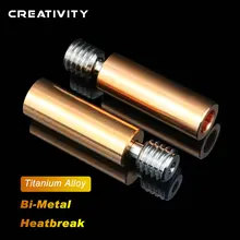CR10 Ender3 – Filament en alliage de titane, bi métal, brise chaleur lisse, CR10 CR 10S Ender 3 Ender 5 1.75mm