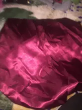 Gorro de seda satinada de talla grande para dormir, gorro para la cabeza, cubierta para pelo rizado