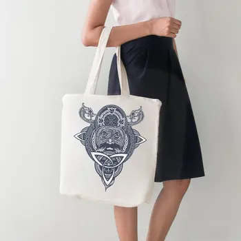 

Angemiel Bag Bearded Man Motifs Simple Big Shopping Beach Tote Bag