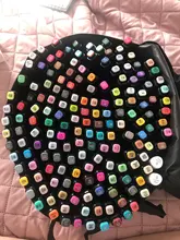 Touchfive-Conjunto de rotuladores de doble punta, set de 30/40/60/80/168 colores, rotuladores de alcohol para dibujo artístico y manga