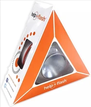 Help Flash Smart, dispositivo de señalización de emergencia, luz blanca intermitente autónoma 2,5 horas, bluetooth, IP54, IK04