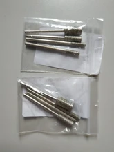 DRELD 8 unids/set de diamante de corte de cabeza puntas montados poco 2,35mm vástago de piedra de Jade tallado pulido para Dremel herramienta rotativa