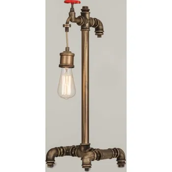 

Steel Pipe Style Handmade Single Table Lamp