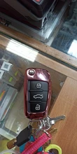 Funda protectora para llave de coche, carcasa colorida de TPU para Audi C6, A7, A8, R8, A1, A3, A4, A5, Q7