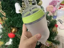 Biberones de silicona para bebé, Verde Botella/rosa, 5 oz y 8 oz, 2 paquetes, sin BPA