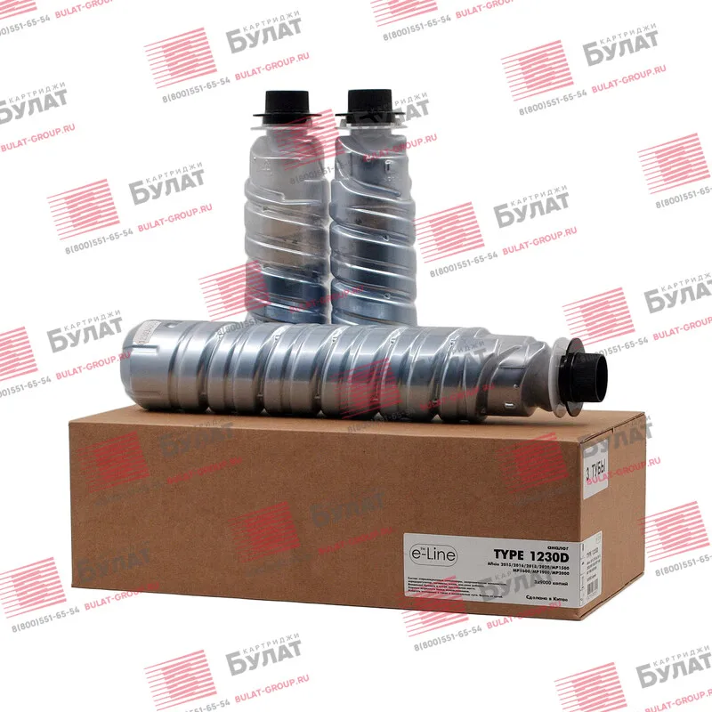 Тонер-картридж e-Line 1230D/MP2000 (885094/842015) для Ricoh Aficio 2015 MP 1900 (Чёрный 9000 стр.)