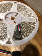 Led-Strip Fita CCT Smd 5050 Warm White Waterproof Flexible 24V 300LED RGBWW DC RGBCCT