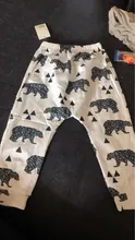 Pantalones de algodón con estampado para bebés, pantalones deportivos para bebés, bombachos, para niña recién nacida