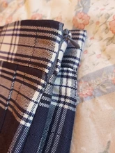 Plaid Skirt Pleated Harajuku School-Girl High-Waist Korean Plus-Size Women Zipper Sexy