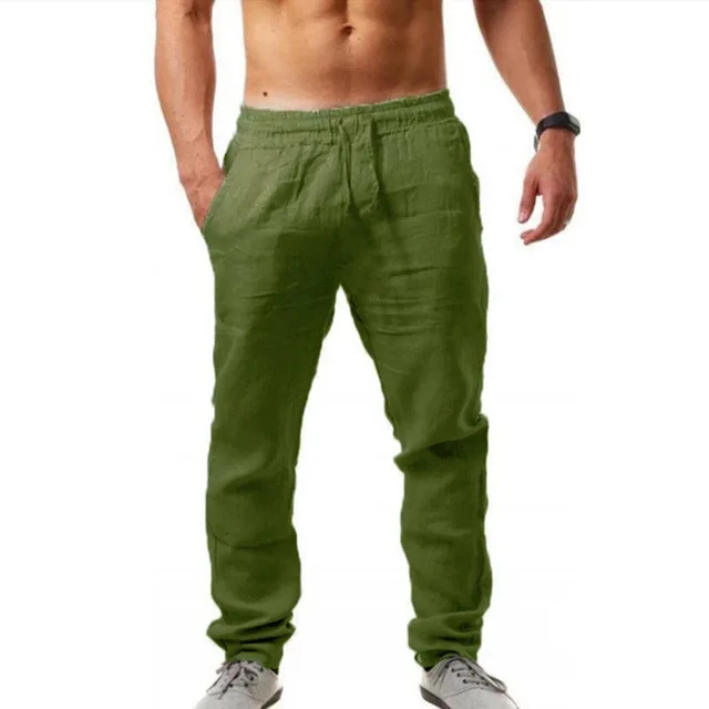 New Jogging Pants Men Sport Sweatpants Running Pants Pants Men Joggers Cotton Trackpants Slim Fit Pants Bodybuilding Trouser Picture color