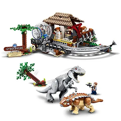 Jurassic World Indominus Rex vs. Ankylosaurus Set de Dinosaurios con  Girosfera, Multicolor (Lego ES 75941)|Bloques| - AliExpress