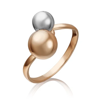 

585 sterling gold ring, Platinum brand, art. 01-5250-00-000-1111-42