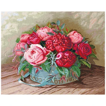 

P-36 set for embroidery 'peonies and wanted '44*35 cm