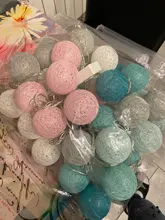 Led-String Chain Ball-Light Garland Party-Decoration Patio Wedding Christmas Halloween