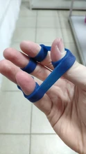 Pinza de mano de silicona expansor de dedo, ejercitador de fuerza de muñeca, bandas de resistencia del deportista para Fitness