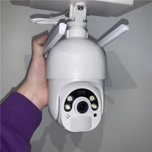 Cámara IP inalámbrica con tarjeta SIM 4G, 1080P, Solar, PTZ, WIFI, batería recargable integrada, videovigilancia de calle al aire libre