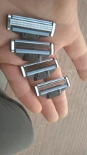 4 Uds hombres de la maquinilla de afeitar de seguridad cuchillas cuidado facial cuchillas de afeitar Manual de Cassette para Mache 3 Dropshipping. Exclusivo.