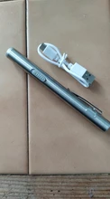 Pluma de luz práctica médica recargable por USB Mini linterna de enfermería linterna LED + Clip de acero inoxidable calidad y profesional