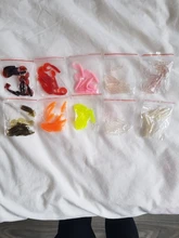 Swimbait Tail Lures Wobblers Grub Artificial-Fishing-Tackle Carp Fishing Silicone 100pcs/Lot