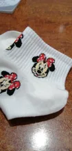 2021 Disney las mujeres de dibujos animados de calcetines de las niñas Mickey Minnie Mouse suave transpirable de verano calcetín de algodón barco corto calcetines de Navidad